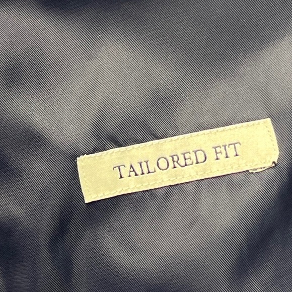 JOS A BANK 1905 Mens Plaid Blazer Jacket Wool Spandex Blue Size 38 Short - Picture 13 of 14